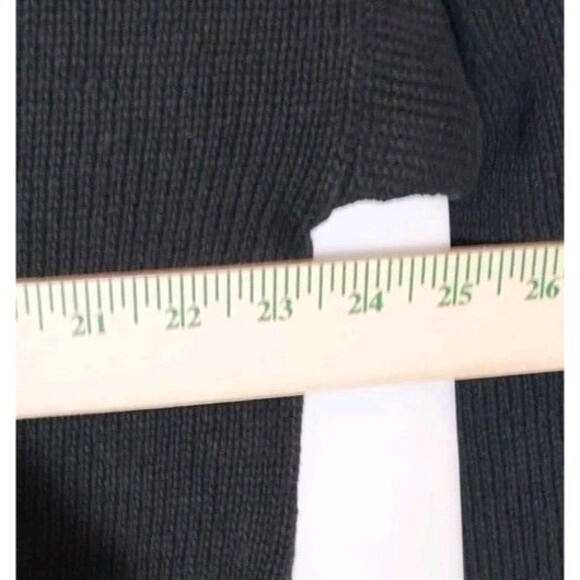 Vintage Trimmings Sweater Sz 22W/42 Black Beaded Floral Crochet Trim Grandmacore - Picture 4 of 8